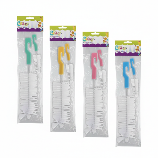 Cooey Baby Bottle Brushes - 2 Pieces - Various Colors