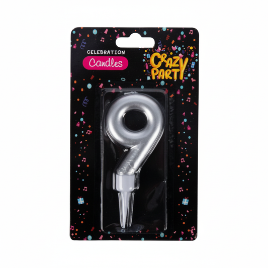 Candles Birthday Large Foil Number 9