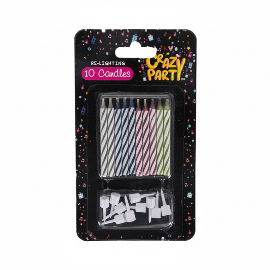 Re-Lighting Birthday Candles - Pack of 10