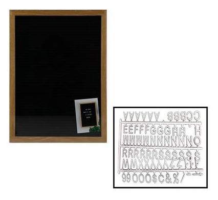 Plaque Plastic Letter Board - 40 x 30 cm
