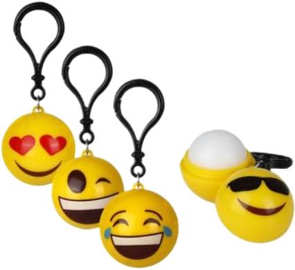 Lip Balm Emoji Key Ring - 7 g