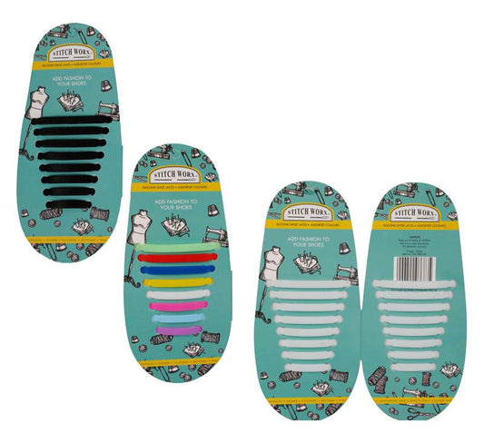 Haberdashery Shoe Lace - Silicone - 1 Pair