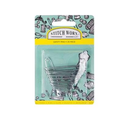 Safety Pins - 20 Assorted Pieces