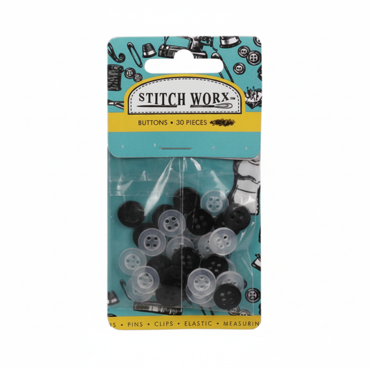 Haberdashery Buttons - Small Size - 18 Pack