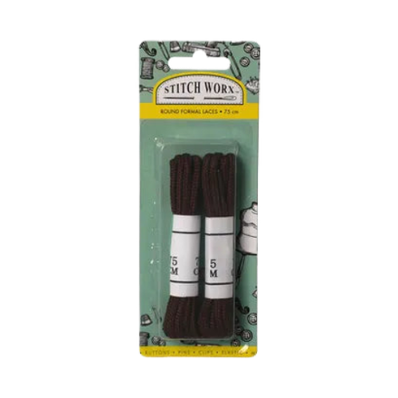Brown Haberdashery Shoe Laces (75 cm)