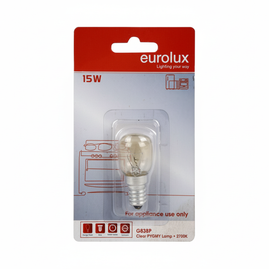 Globe Pygmy Bulb - Small Edison Screw - 15 Watt - Fridge