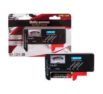 Daily Power Battery Tester - For Batteries of 1.5 V to 9 V