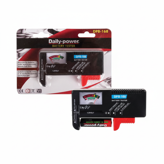 Daily Power Battery Tester - For Batteries of 1.5 V to 9 V