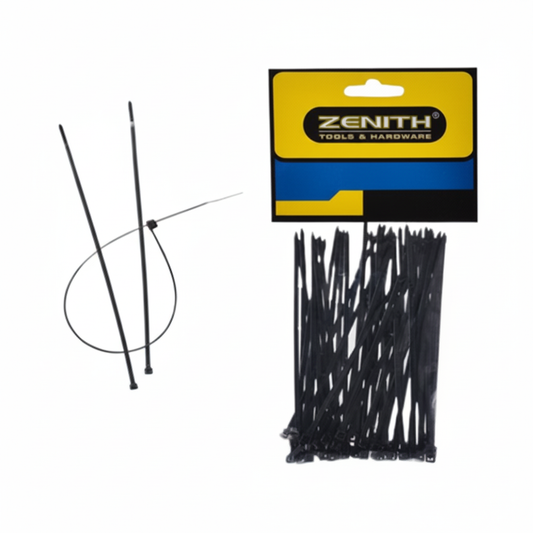 Black Cable Ties - 2.5 x 100 mm - 50 Pack
