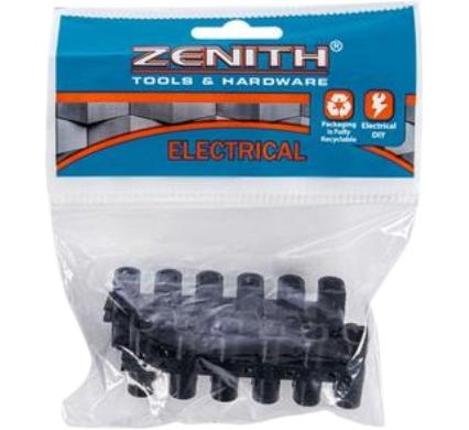 Strip Connector - 15 Amp - 12 Way - Black