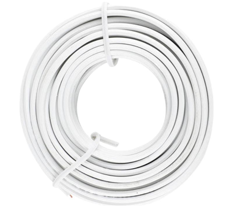 Speaker Wire - 0.5 mm x 5 m - White - Zenith
