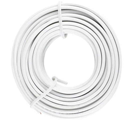 Speaker Wire - 0.5 mm x 5 m - White - Zenith