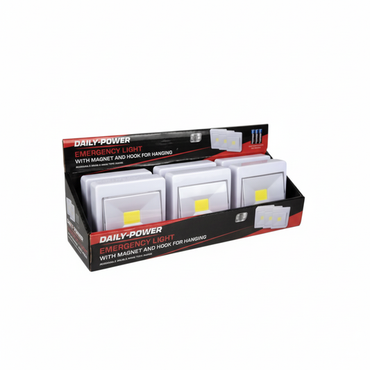 Emergency Chip On Board Light - Uses 3 AAA Batteries