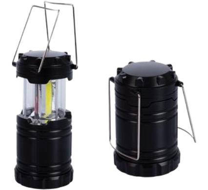 Cob Lantern - Uses 3 x AAA Batteries