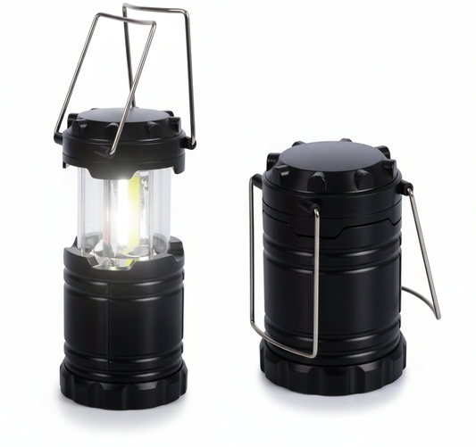 Cob Lantern - Uses 3 x AAA Batteries