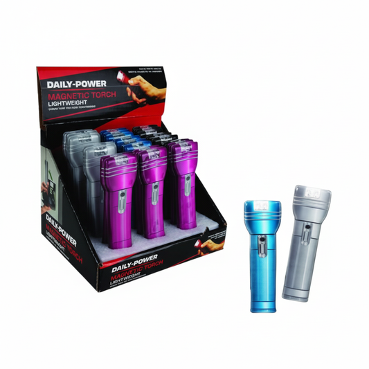 Cardboard Thin LED Torch with Magnet - Assorted Colours