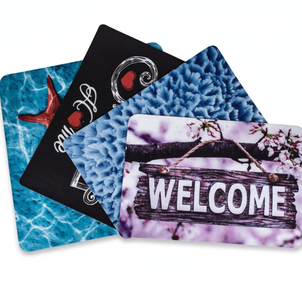 Non-Woven Rubber Printed Doormat with Assorted Designs (40 x 60 cm)