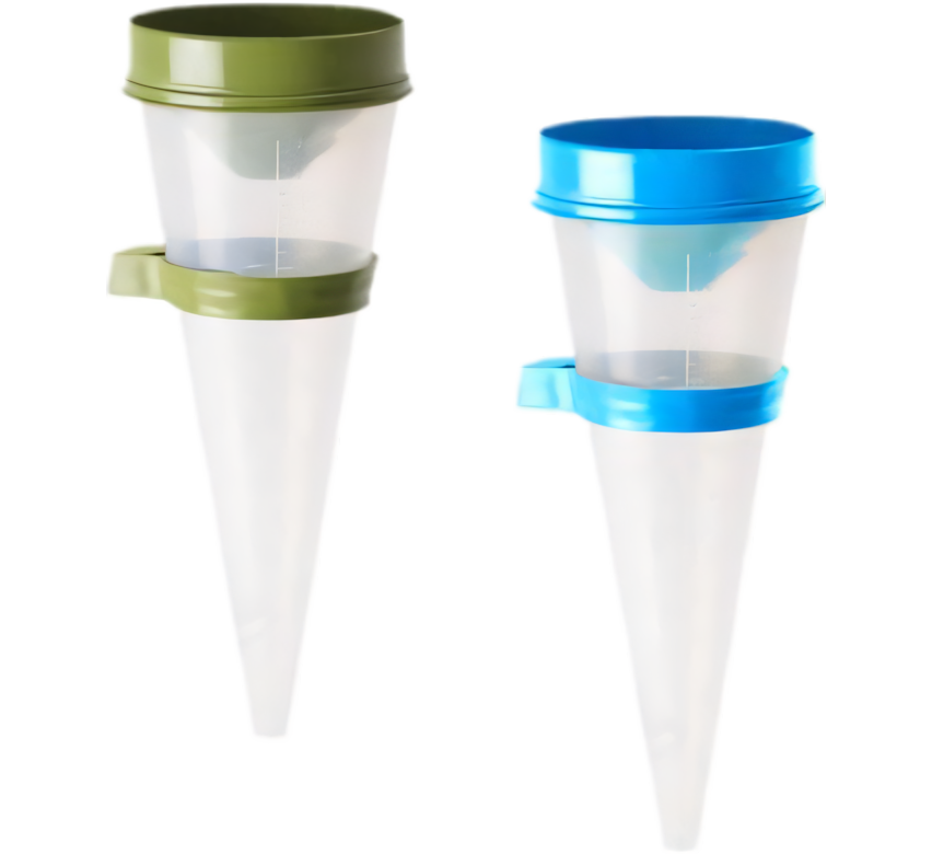 Plastic Rain gauge with Various Colours (100 mm)
