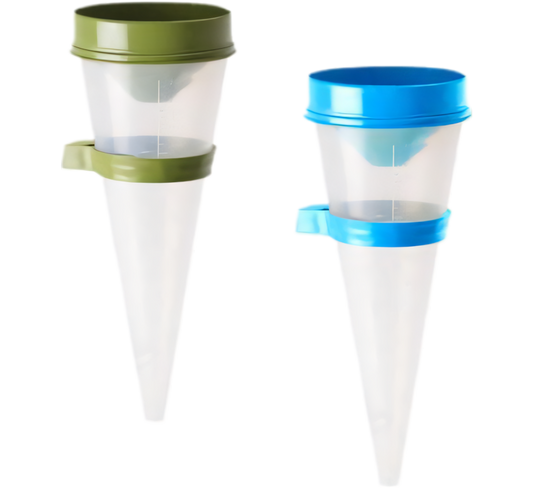 Plastic Rain gauge with Various Colours (100 mm)
