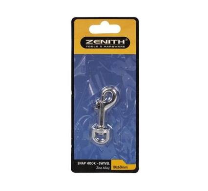 Snap Hook Swivel Clip - 10 mm x 60 mm