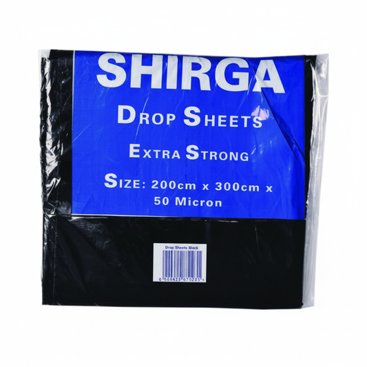 Painting Drop Sheet - 2 Meter x 3 Meter - 50 Micron - Black