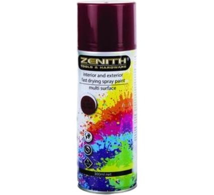 Spray Paint Zenith - 300 ml Net - Gloss Brown