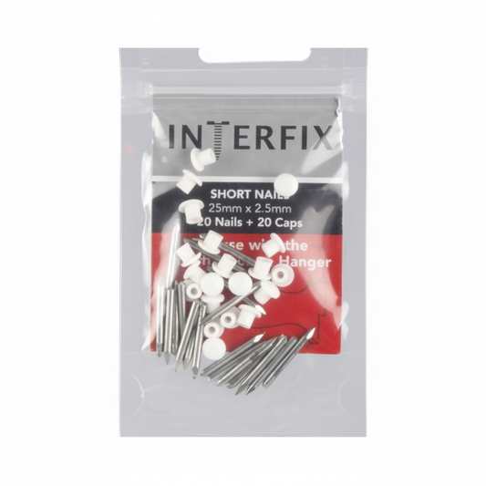 Picture Hanger Nails and Caps - 25 mm - Pack of 20