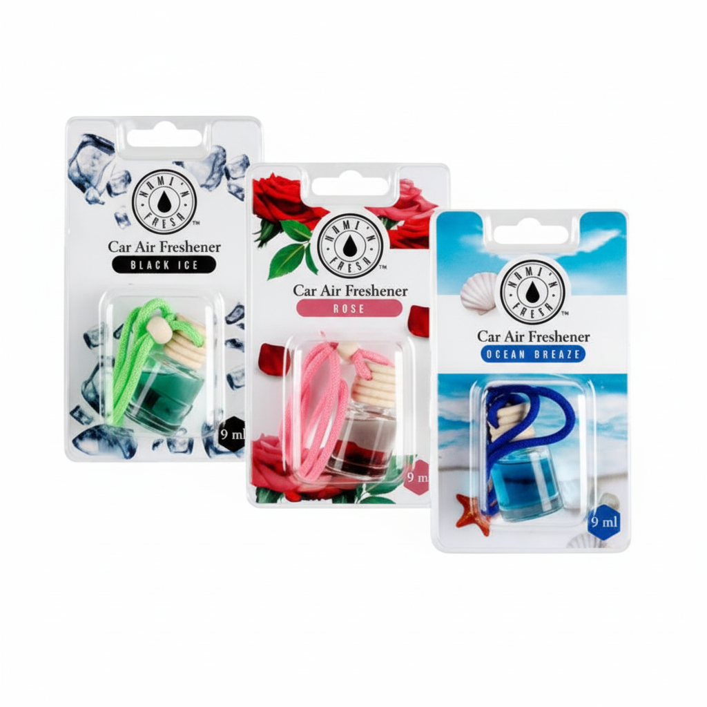 Car Air Freshener Bottle, Assorted (9 ml)