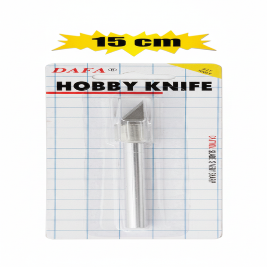 Hobby Knife with Blade - 15 cm Length - 3.5 cm Blade