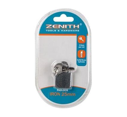 Zenith Iron Padlock - 25 mm