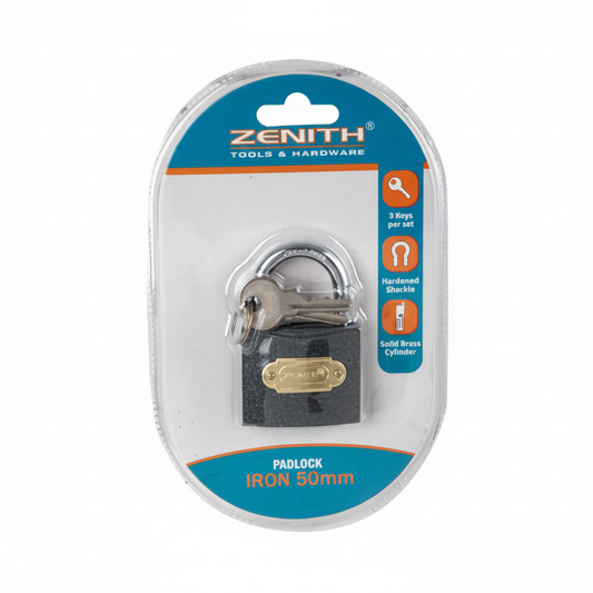 Zenith Iron Padlock - 50 mm