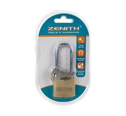 Padlock Brass - 38 mm Long Shackle