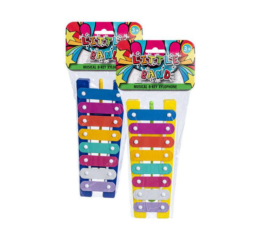 8 Key Xylophone and Sticks - Assorted Shapes