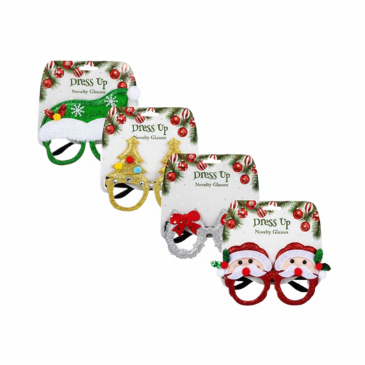 Christmas Dress Up Glasses - Assorted Designs