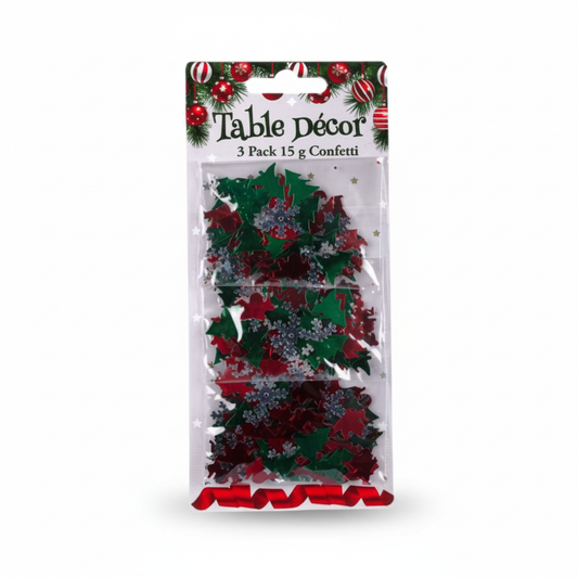 Christmas Confetti Tree Shaped - 15 g Packet