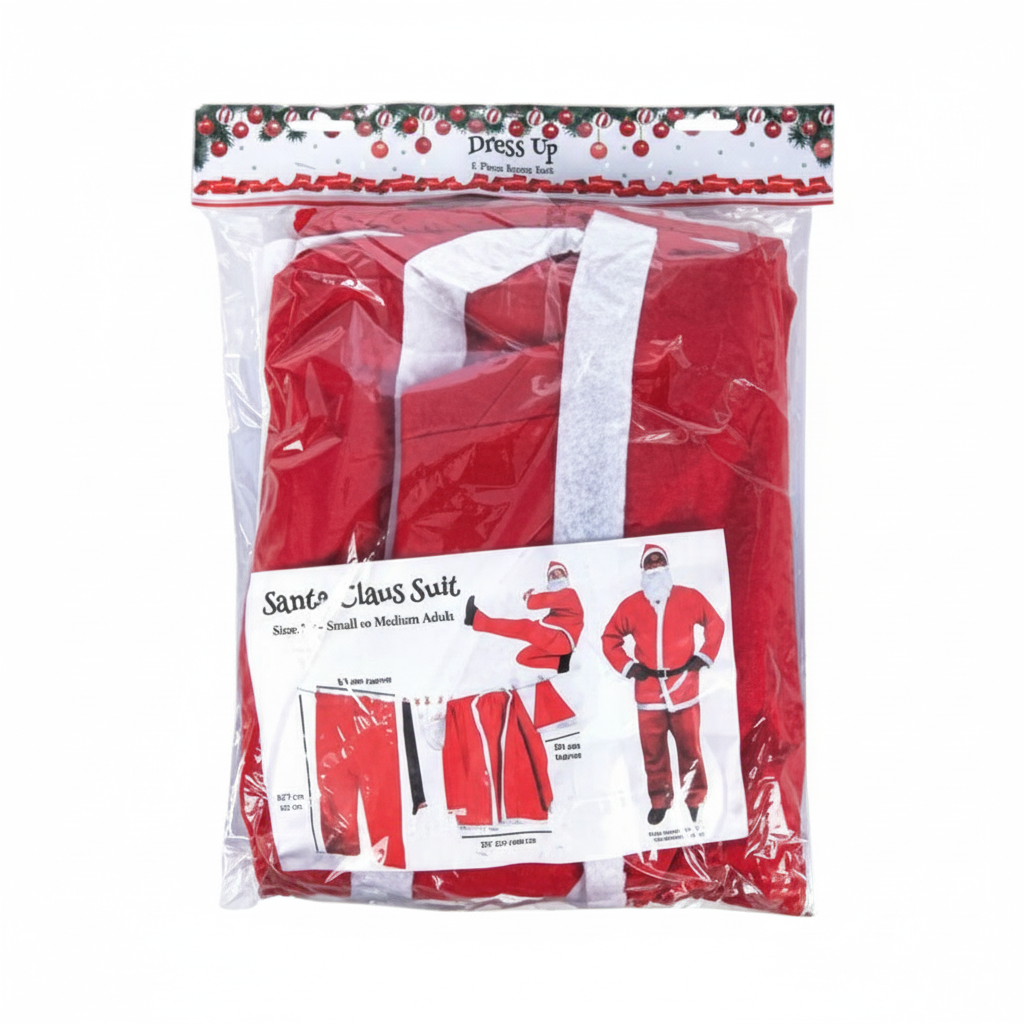 Santa's Suit - 5 Piece Set (Adult Size)