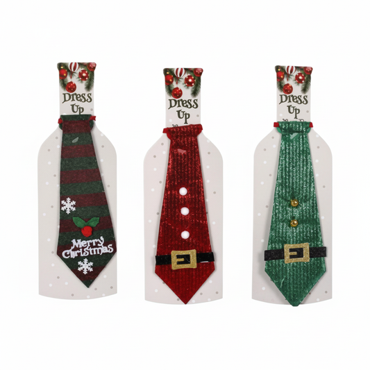 Christmas Dress Up Tie - 23 cm - Various Colors