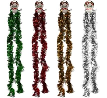 Christmas Garlands Tinsel - 2 m
