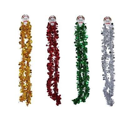 Christmas Garland Tinsel - 10 cm x 2 m