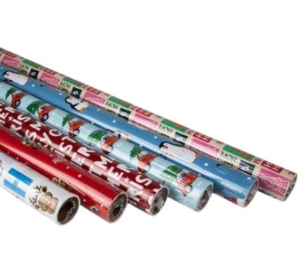 Christmas Gift Wrap with Assorted Designs (5 m x 700 mm)