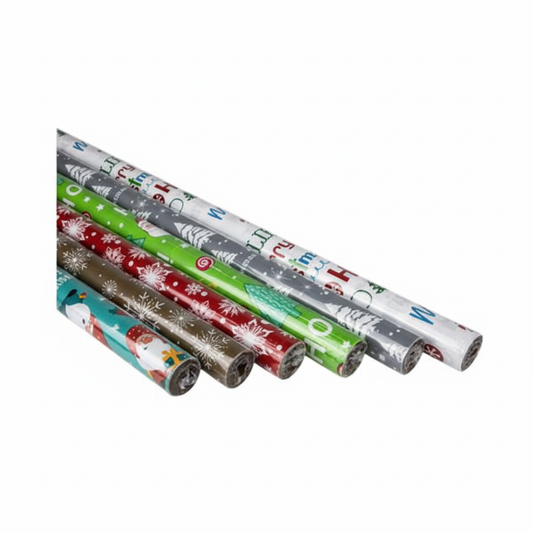 Christmas Gift Wrap - 2 m x 700 mm - Various Colors