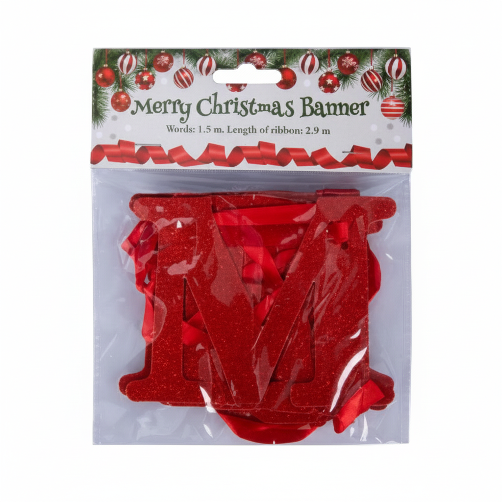 Christmas Sundry Banner with Merry Christmas