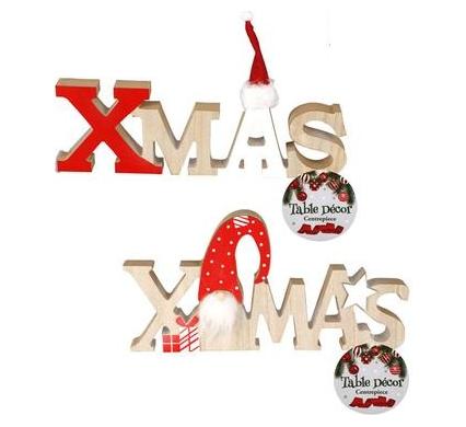 Christmas Table Decor Centrepiece - Assorted - 29 x 14 cm