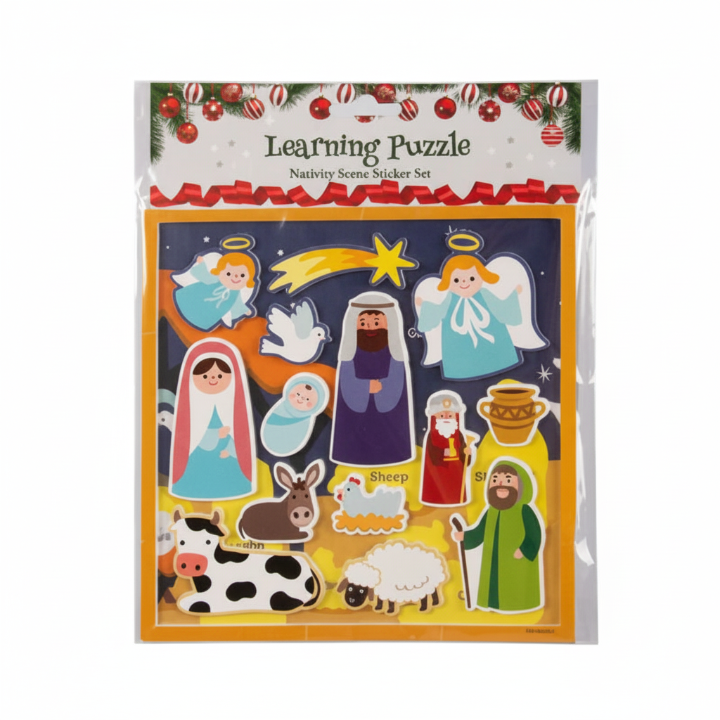 Stationery Christmas Sticker Playboard