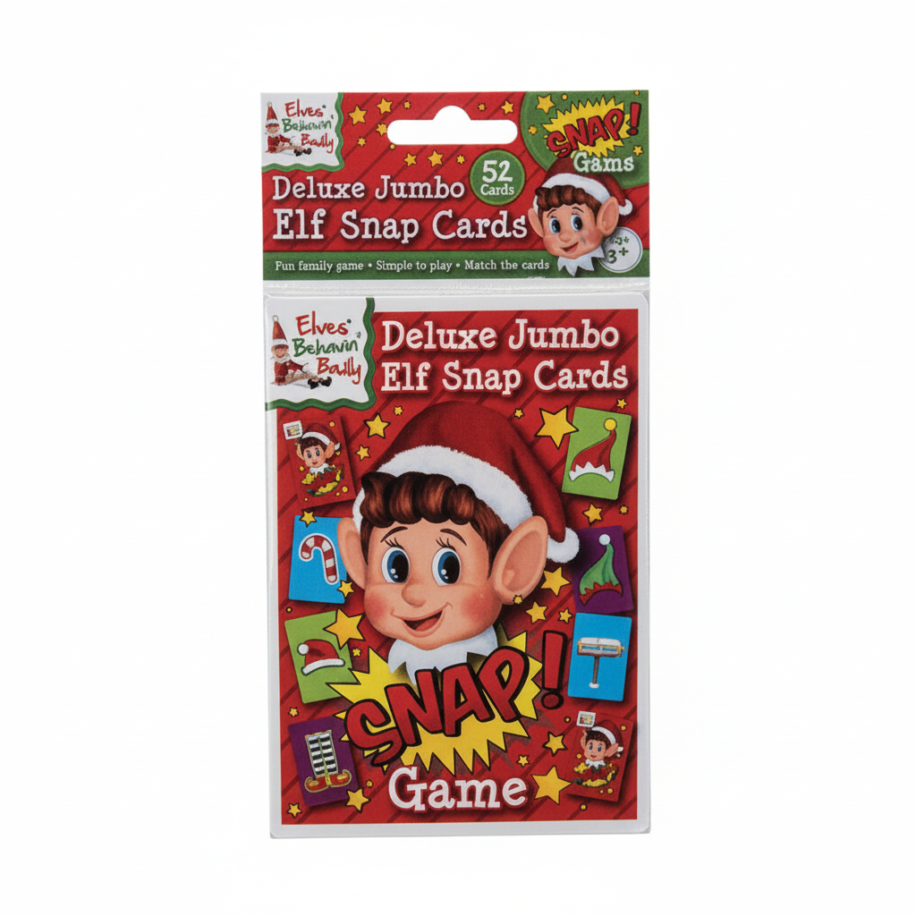 Christmas Elf Snap Cards (52 Pieces)