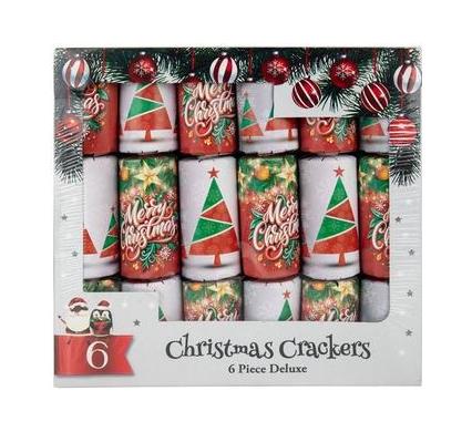 Traditional Christmas Crackers - Box of 6