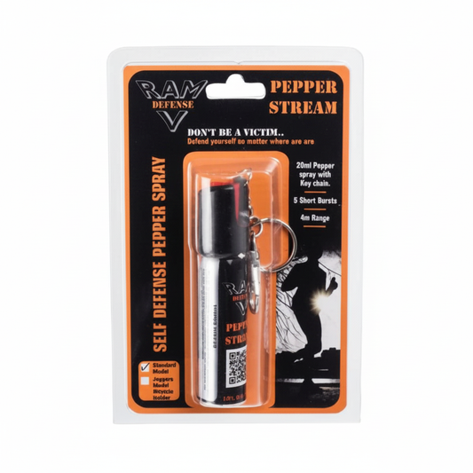 Pepper Spray Keyring - 6 Bursts - 20ml