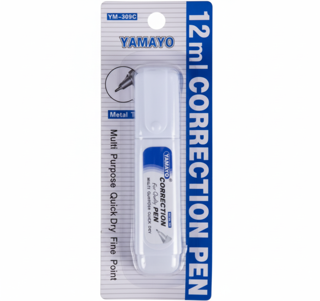 Metal Tipped Correction Pen (12 ml)