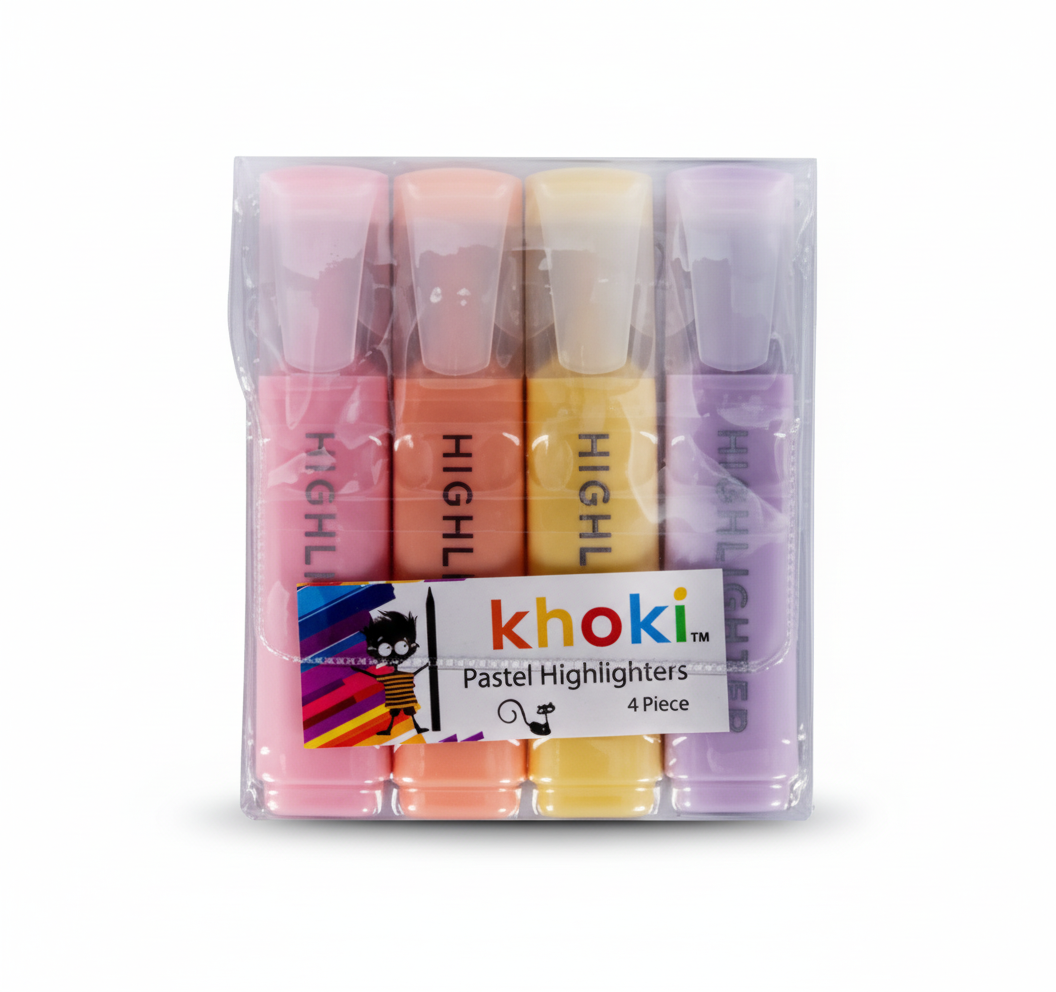 Pastel Highlighter Set (4 Pieces)