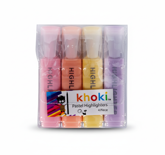 Highlighter Set - 4 Pieces - Pastel